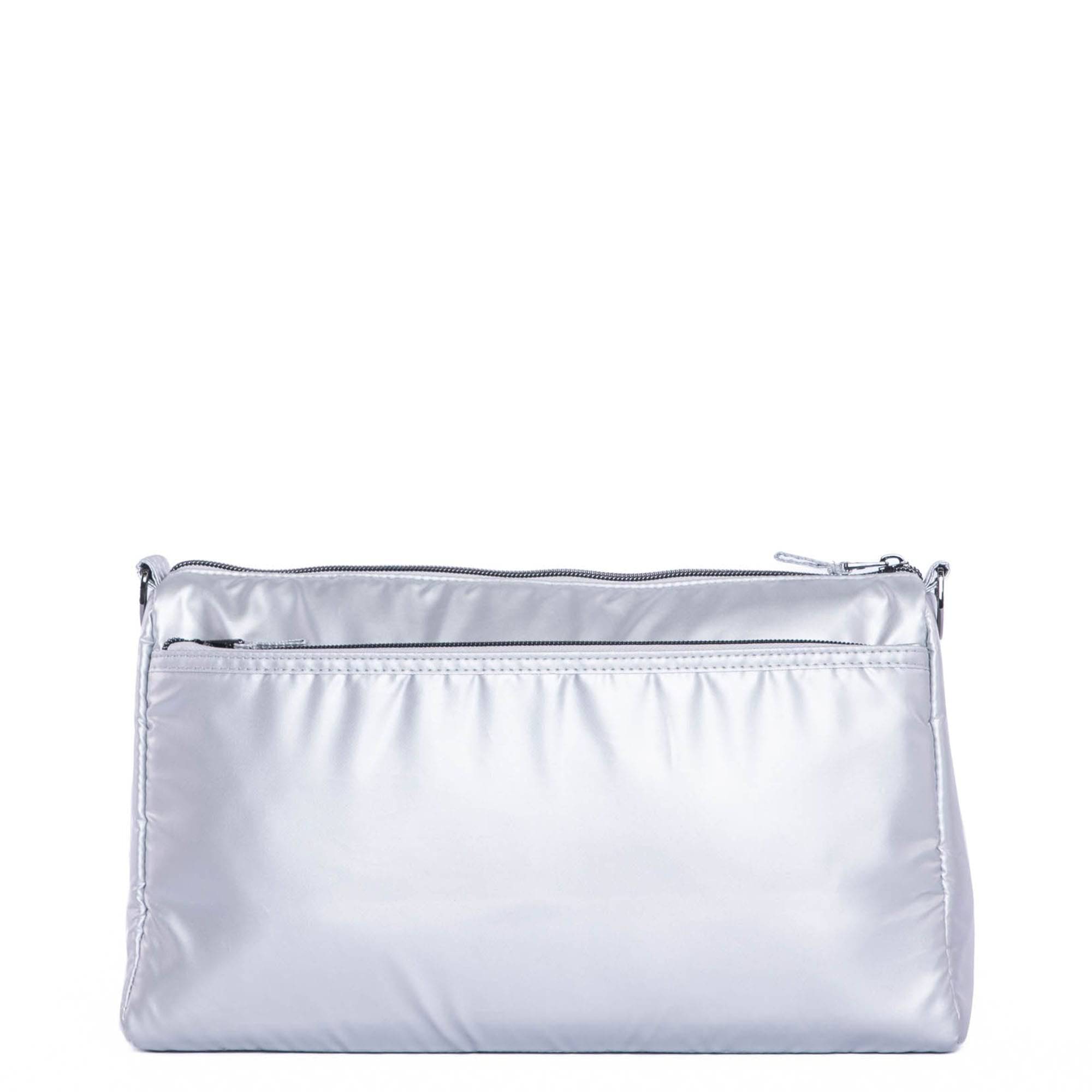Stretch LE Crossbody Bag - METALLIC SILVER - StretchLE_MetallicSilver_04